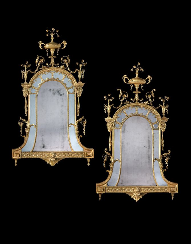 A pair of giltwood and composition mirrors | MasterArt
